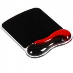 NEW KENSINGTON 62402 DUO GEL MOUSEPAD WAVE RED/SMOKE.b