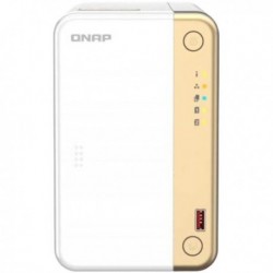 NEW TS-262-4G 29Q-TS-262-4G QNAP 2-BAY DESKTOP NAS INTEL CELERON N4505 DUAL-CORE 8 GB DDR4 ONBOARD NOT EXPANDABLE 2 X 3.5 INCH