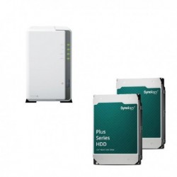 NEW DS223J-BUN4 DS223J-BUN4 SYNOLOGY BUNDLE SAVER - DS223J X 1plus2 X SYNOLOGY PLUS DRIVES 12TB.d.