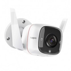 NEW TP-LINK TC65 OUTDOOR SECURITY WI-FI CAMERA ULTRA HD VIDEO 3MP DEFINITION WIRED/WIRELESS NIGHT VISION ALARM TWO-WAY AUDIO M