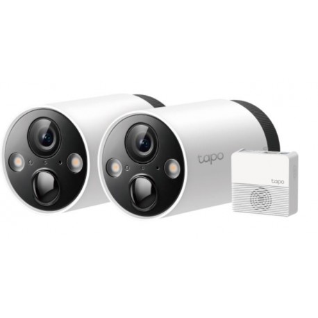 NEW TP-LINK TAPO C420S2 4MP SMART WIRE-FREE SECURITY CAMERA SYSTEM 2-CAMERA SYSTEM2K QHD1080PNIGHT VISIONTWO-WAY AUDIO.e