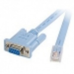 NEW CISCO CAB-CONSOLE-RJ45 CONSOLE CABLE 6FT WITH RJ45 AND DB9F.k.