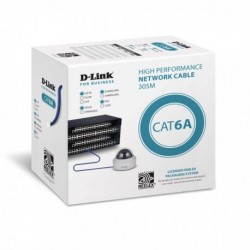 NEW NCB-6AUFS23BLU-305 16ANCB-6AUFS23BLU-305 D-LINK CAT6A U-FTP 23AWG NETWORK CABLE WITH PVC JACKET 305M IN REELEX PACKAGING B