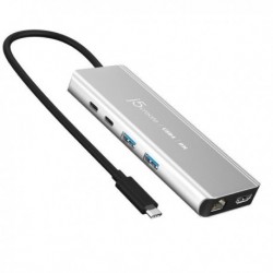 NEW JCD403 15A-JCD403 J5CREATE JCD403 USB4 8K MULTI-PORT HUB FEATURES A USB4 CONTROLLER - (USB-C TO 8K HDMI RJ45 2.5GBE USB-C