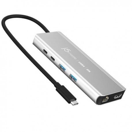 NEW JCD403 15A-JCD403 J5CREATE JCD403 USB4 8K MULTI-PORT HUB FEATURES A USB4 CONTROLLER - (USB-C TO 8K HDMI RJ45 2.5GBE USB-C