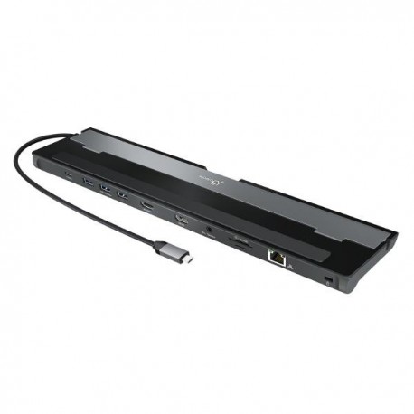 NEW JCD542 15A-JCD542 J5CREATE JCD542 USB-C TODUAL HDMI DOCKING STATION (USB-C TO DUAL HDMIUSB3.0X3 RJ45 SD/MICROSD CARD READE