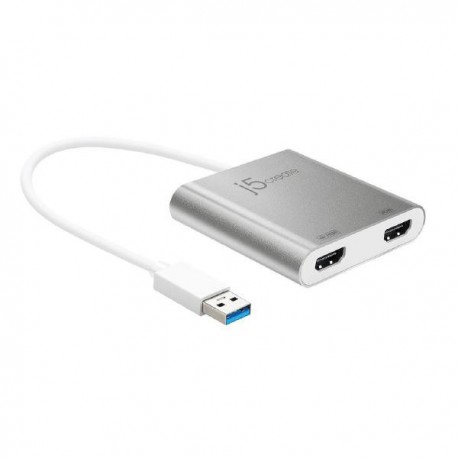 NEW JUA365 15A-JUA365 J5CREATE JUA365 USB 3.0 TO 4K & 2K DUAL HDMI MULTI-MONITOR ADAPTER.d.