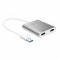 NEW JUA365 15A-JUA365 J5CREATE JUA365 USB 3.0 TO 4K & 2K DUAL HDMI MULTI-MONITOR ADAPTER.d.