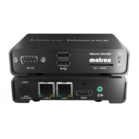 NEW MVX-D5150F 11M-MVX-D5150F MATROX MAEVEX AV-OVER-IP DECODER.d.