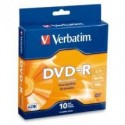 NEW 95100 VERBATIM DVD-R 4.7GB 10PK SPINDLE 16X.e