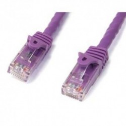 NEW STARTECH.COM N6PATC2MPL 2M PURPLE SNAGLESS UTP CAT6 PATCH CABLE.b