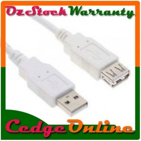 NEW TT USB5mExt 5M MALE TO FEMALE USB 2.0 EXTENSION CABLE...