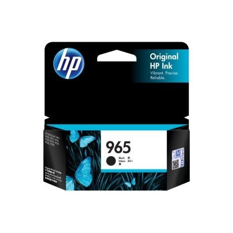 NEW 3JA80AA HP 965 BLACK ORIGINAL INK CARTRIDGE.c.