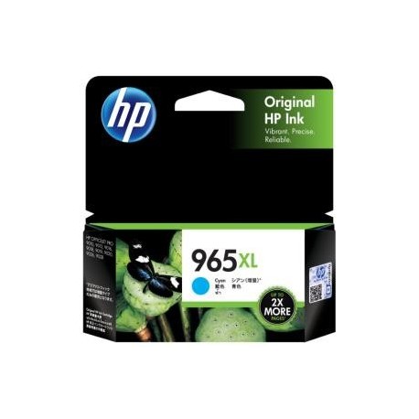 NEW 3JA81AA HP 965XL CYAN ORIGINAL INK CARTRIDGE.c.