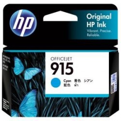 NEW 3YM15AA HP 915 CYAN ORIGINAL INK CARTRIDGE.c.