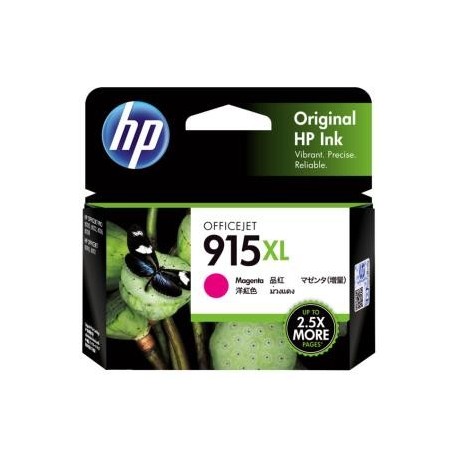 NEW 3YM20AA HP 915XL MAGENTA ORIGINAL INK CARTRIDGE.c.