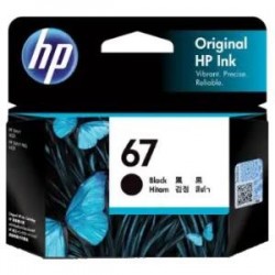 NEW 3YM56AA HP 67 BLACK ORIGINAL INK CARTRIDGE.c.