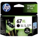 NEW 3YM57AA HP 67XL BLACK ORIGINAL INK CARTRIDGE.c.