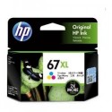 NEW 3YM58AA HP 67XL TRI-COLOR ORIGINAL INK CARTRIDGE.c.