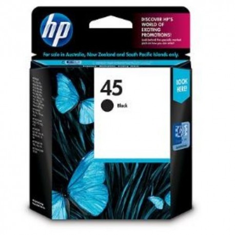 NEW HP 51645AA INKJET CARTRIGE 45A-BLACK.c.