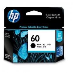NEW CC640WA HP 60 BLACK ORIGINAL INK CARTRIDGE.c.