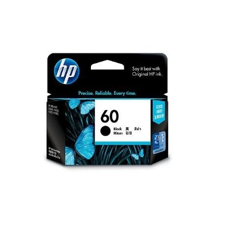 NEW CC640WA HP 60 BLACK ORIGINAL INK CARTRIDGE.c.