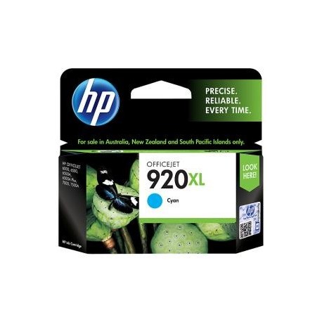 NEW CD972AA HP 920XL CYAN INK CARTRIDGEOFFICEJET 6500.c.
