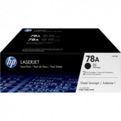 NEW CE278AD HP 78A BLK DUAL PACK LJ TONER CARTRIDGE-2100 PAGES FOR P1566/P1606DN/M1536DNF.c.