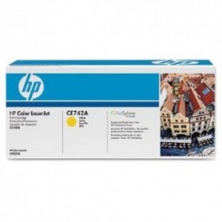 NEW HP CE742A CLJ CP5220 YELLOW PRINT CARTRIDGE WITH COLORSPHERE TONER.c.