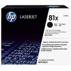 NEW CF281X HP 81X HIGH YIELD BLACK ORIGINAL LASERJET TONER CARTRIDGE.c.