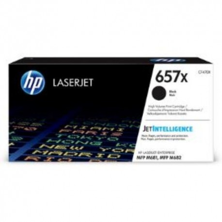 NEW CF470X HP 657X BLACK ORIGINAL LASERJET TONER CARTRIDGE.c.