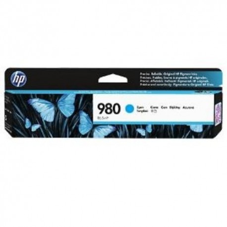 NEW D8J07A HP 980 CYAN ORIGINAL INK CARTRIDGE.c.